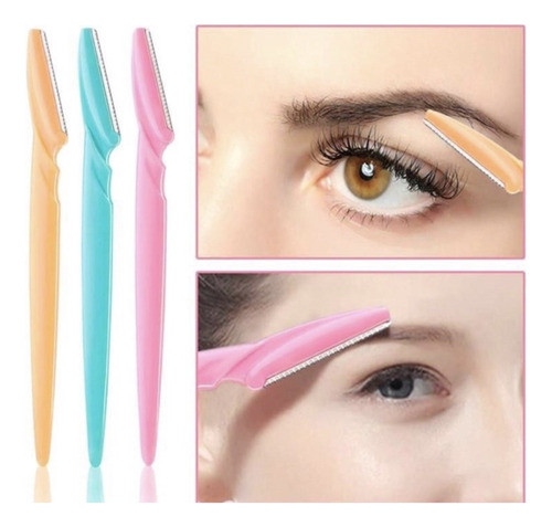 Kit Com 3 Unidades De Navalhete De Plástico Colorido 1