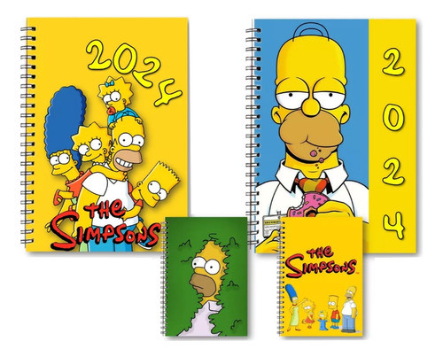 Agenda Semanal Simpson Regalos 2024 Pdf 100% Editable 0