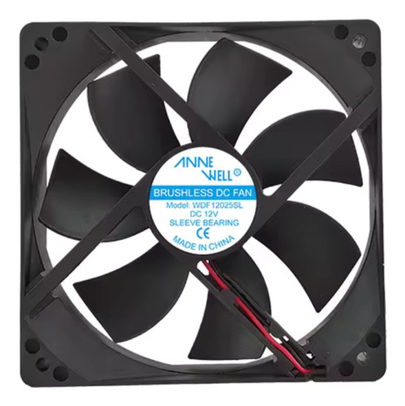 Cooler Fan Annewell 120x120x25mm 2000rpm 0.3a - Conex. Molex 0