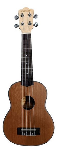 Ukelele Soprano Con Funda Hoffmann Tapa Abeto Solida 0
