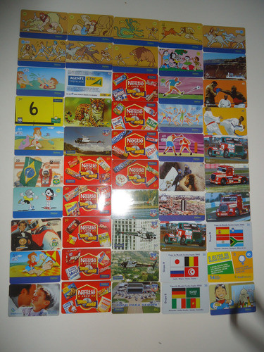 Kit Com 50 Cartões Telefônico-diversos Temas-ref. 49 0
