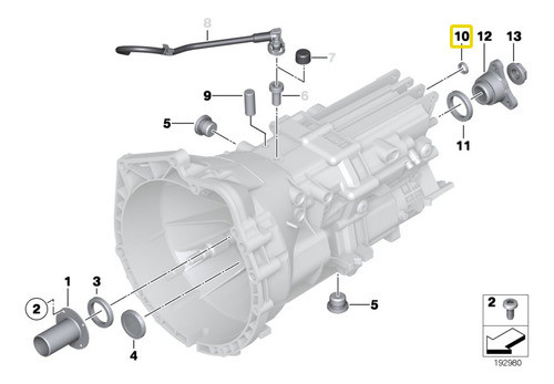Reten Caja Cambios Manual Para Bmw Serie 3 E92 325i N53 1