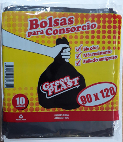 100 Bolsas De Consorcio Basura Consorcio Negras 80cmx110cm 0
