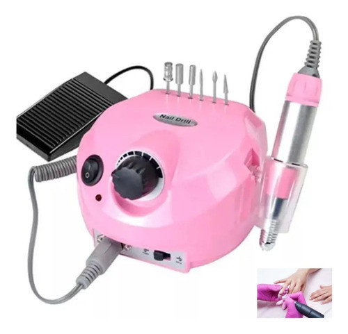 Torno Uñas Manos Pies 35000rpm Profesional Con Pedalera Clic 0