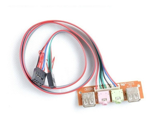 Nuevo Módulo De Panel Frontal Con Usb Dual, Audio, Puertos M 0