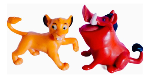 Pumba Y  Simba El Rey León Figuras Colección Mcdonalds 2021 0