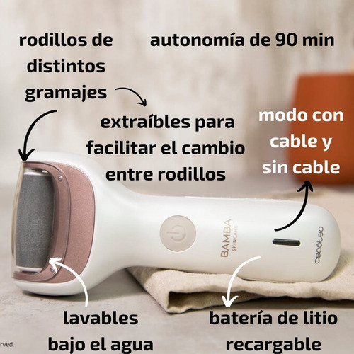 Lima Electrica Para Pies - Cecotec 1