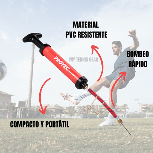 Inflador De Pelotas Doble Accion Proyec Futbol Voley Basquet 1