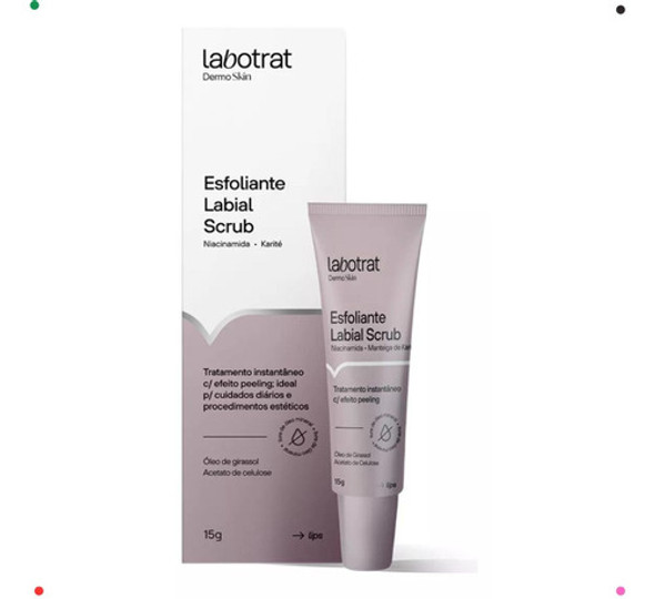 Esfoliante Labial Scrub Labotrat Dermo Skin Efeito Peeling 0