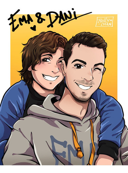 Retrato Animé Realista A Pedido Personalizado Dibujo Digital 0