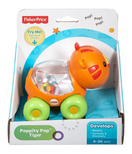 Fisher Price - Tigre Pelotitas Divertidas Bgx29-cmv97 0