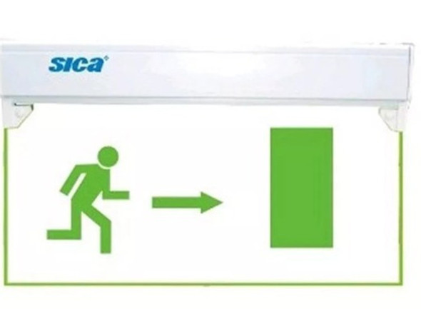 Cartel Salida A Puerta Led Sica Hombre Corriendo - Stg 0