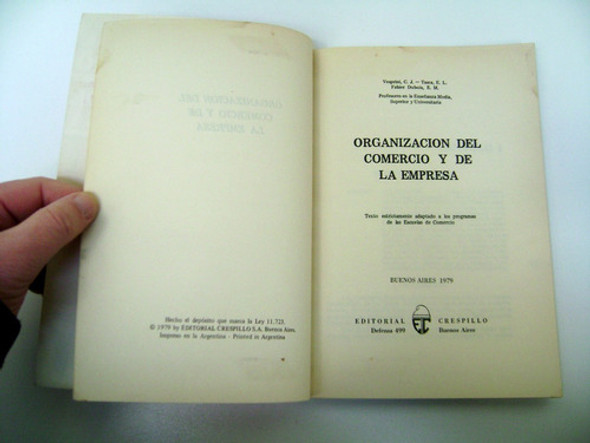 Organizacion Del Comercio Y De La Empresa Vesprini Ok Boedo 1