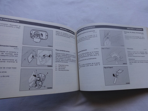 Manual Guantera Mitsubishi Colt 1992 Instrucciones Dueño 1