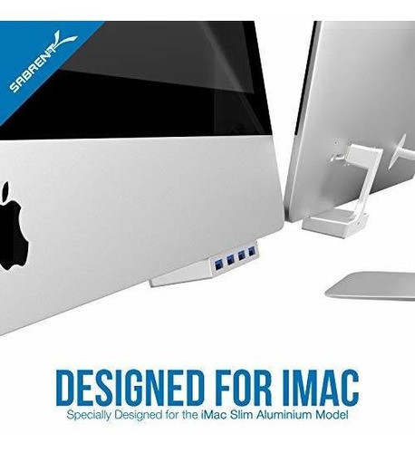Sabrent 4port Usb 30 Hub Para iMac Slim Unibody Hbimcu 1