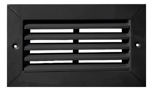 Rejilla De Ventilacion 20x10 Fija - Retorno/extraccion Negro 0