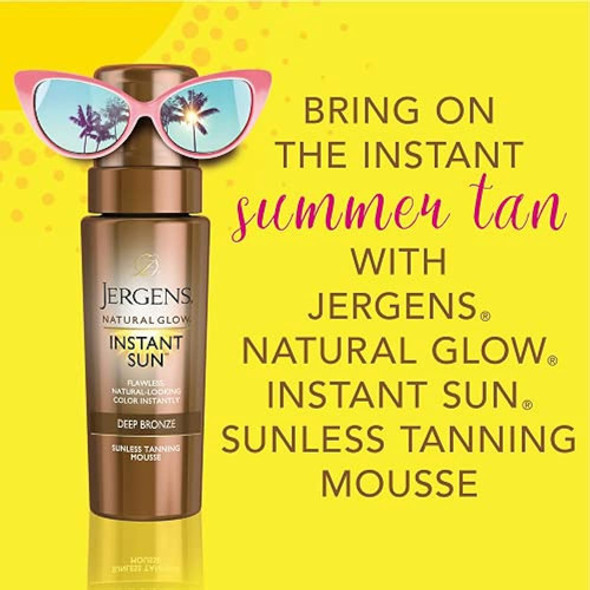 Jergens Natural Glow Instant Sun Body Mousse, Autobronceador 1