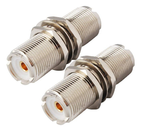 Redyutou So-239 Adaptador Conector So-239 Uhf Hembra Tuerca 0
