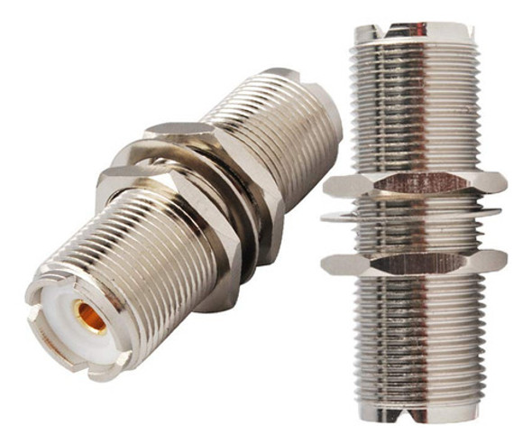 Redyutou So-239 Adaptador Conector So-239 Uhf Hembra Tuerca 1