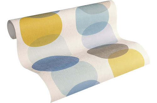 Papel Vinílico Importado Empapelado 35590-1 Geometrico 1