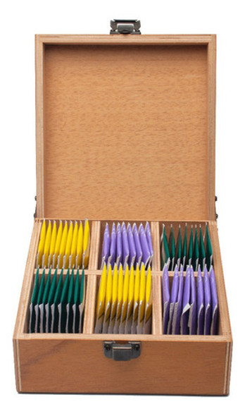 Caja Ciega De Té Madera Cedro Con 6 Divisiones 0