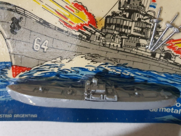 Antiguo Juguete Barco De Guerra Birmania Numero 2 1