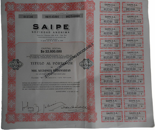Acción De Saipe 0