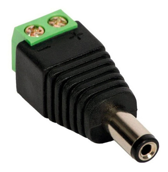Kit Com 10 Conector Plug P4 Macho Com Borne Para Cftv 1