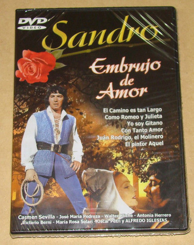Sandro Embrujo De Amor Pelicula Dvd Nueva / Kktus 0