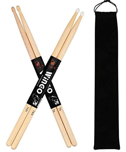 7a / 7an Baquetas Con Puntas De Madera O Nailon - Wingo Paqu 0