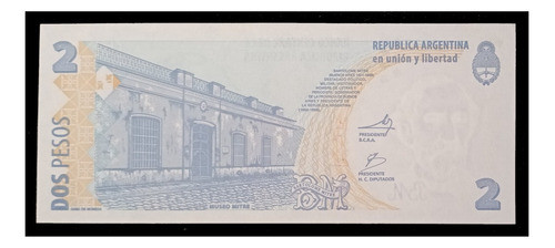 Argentina 2 Pesos 2011 Serie K Sin Circular Bot 3239 1
