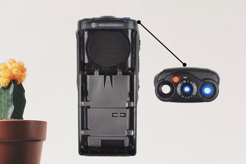 Negro Caja De Recambio Reparación Para Radios Portátiles De 1