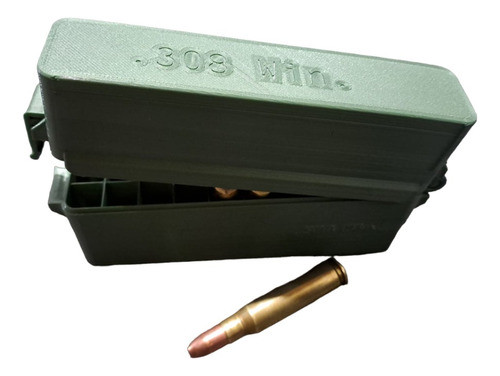 Caja Porta Balas Municiones 308 (para 20 Balas) 0