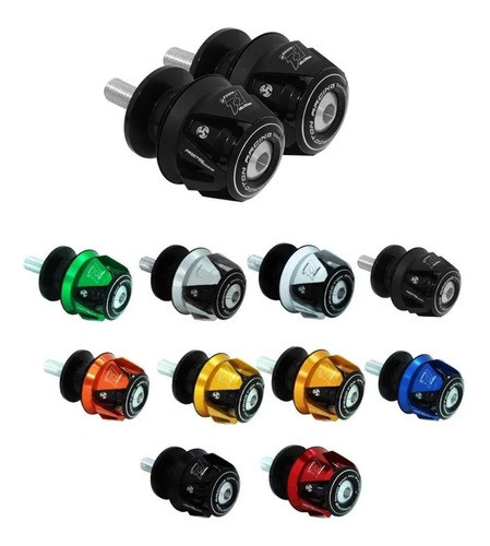 Slider Traseiro Balança Procton F1 M8 S1000 Zx10 Preto Fosco 1