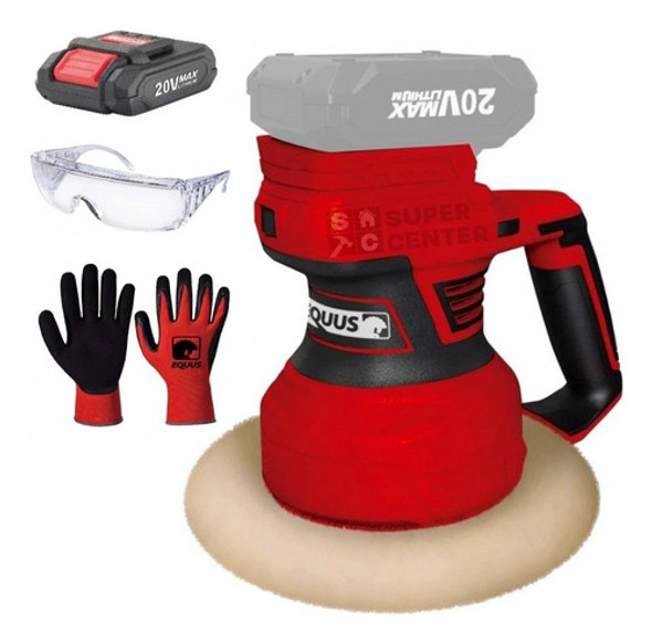 Pulidadora Inalambrica 20v Equus+ Cargador/bateria+obsequios 0