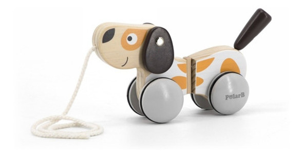 Juguete De Arrastre Perro De Madera Viga Polar B 0 Juguete De Arrastre Perro De Madera Viga Polar B 0