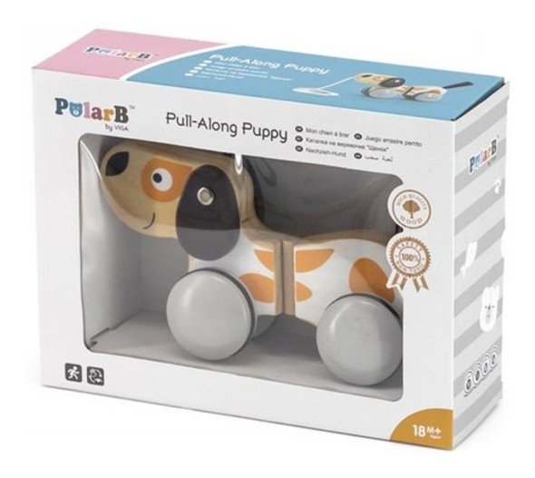 Juguete De Arrastre Perro De Madera Viga Polar B 1 Juguete De Arrastre Perro De Madera Viga Polar B 1