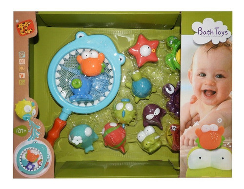 Juego De Baño Con 9 Figuras Lanza Agua 1706869 0