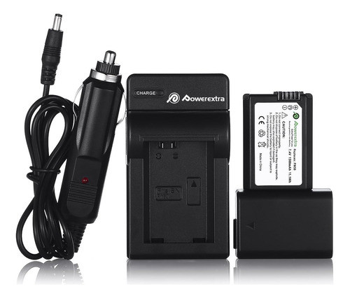 Batería Y Cargador De Viaje Powerextra P/sony Np-fw50 2 U. 0