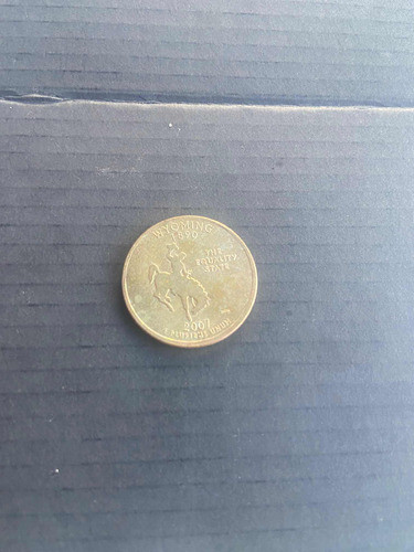 Moneda The Equality State 2007 Estados Unidos Cuarter Dollar 0