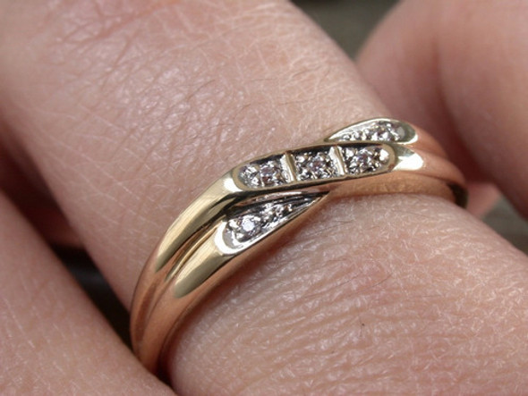 Luli Oport Anillo Oro 10k Circonias Oferta Limitada Regalo 1