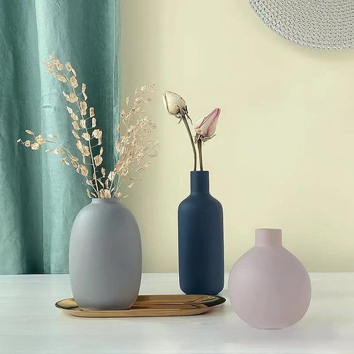 Smiletag Jarrón De Cerámica Para Decoración, Moderno Juego D 1