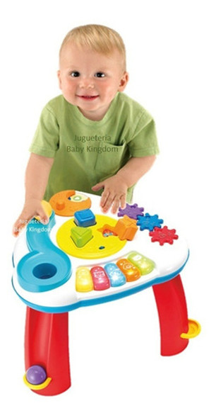 Nueva Mesa Infantil Bebe Estimulacion Temprana Con Bloques 1
