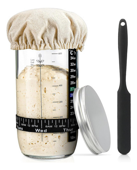 Kit De Pan Sourdough, Jarra De 680gr, Accesorios Incluidos 0