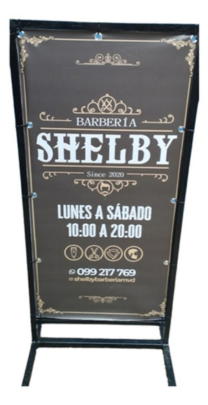 Totem Publicitario , Cartel Vereda 120 X 60cm Completo 0