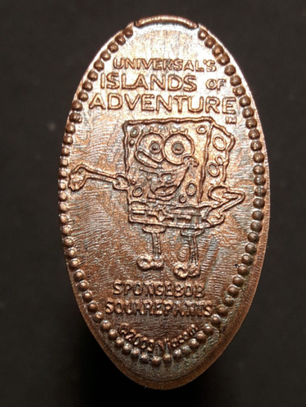 Moneda 1 Cent Dolar Elongada Universal Bob Esponja 0