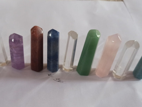 Cristal Ponta Geradora Kit 10 Peças Coloridas 1 Cristal Ponta Geradora Kit 10 Peças Coloridas 1