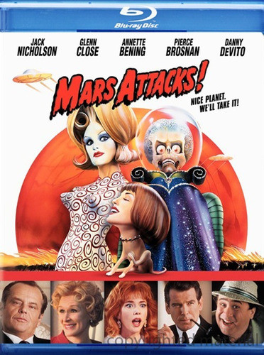 Blu-ray Mars Attacks / Marcianos Al Ataque / De Tim Burton 0