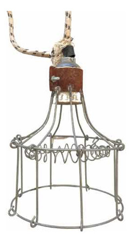 Lámpara Colgante Jaula Cable Textil Rapsodia 0