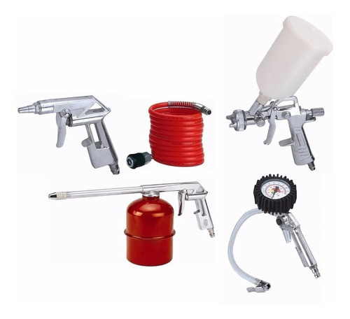 Kit Para Compresor De Aire Einhell Profesional De 5 Piezas 0